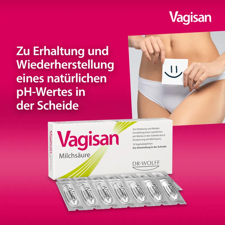 shopapotheke Vagisan Milchsäure: Zäpfchen zur Stabilisierung des natürlichen vaginalen pH-Werts Limitierter Zeitrabatt