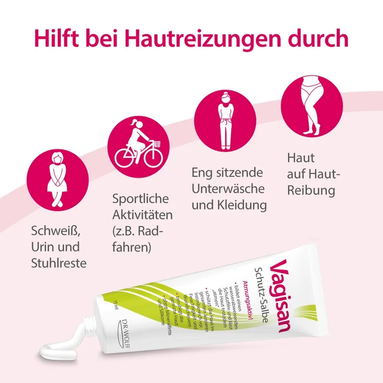 shopapotheke Vagisan Schutz-Salbe: Atmungsaktive Wundschutzcreme für den Intimbereich und zur täglichen Intimpflege Preisnachlass