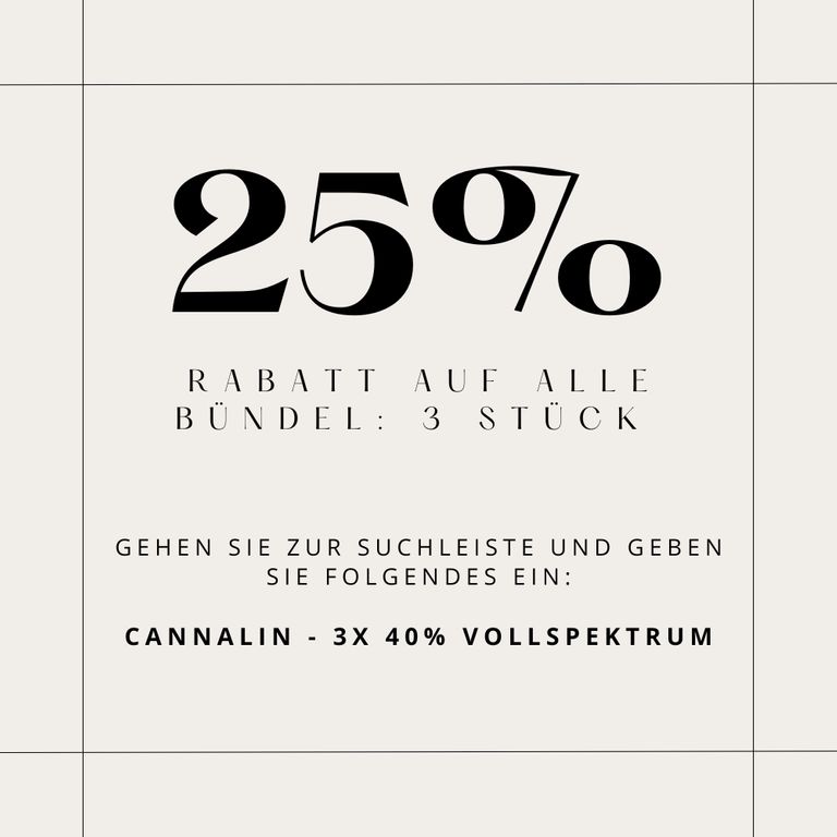 shopapotheke Cannalin - CBD Öl Vollspektrum - 40% Cyber Monday