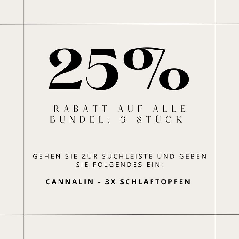 shopapotheke Cannalin - Schlaftopfen mit CBN und Melatonin - 5% Valentinstagsangebot