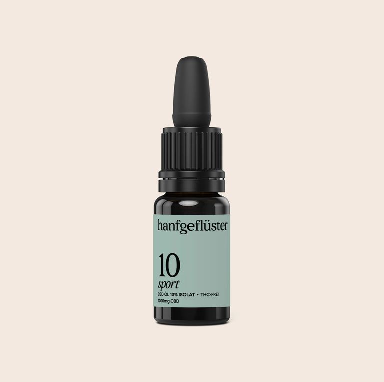 shopapotheke HANFGEFLÜSTER CBD Sport 10% Lagerräumung