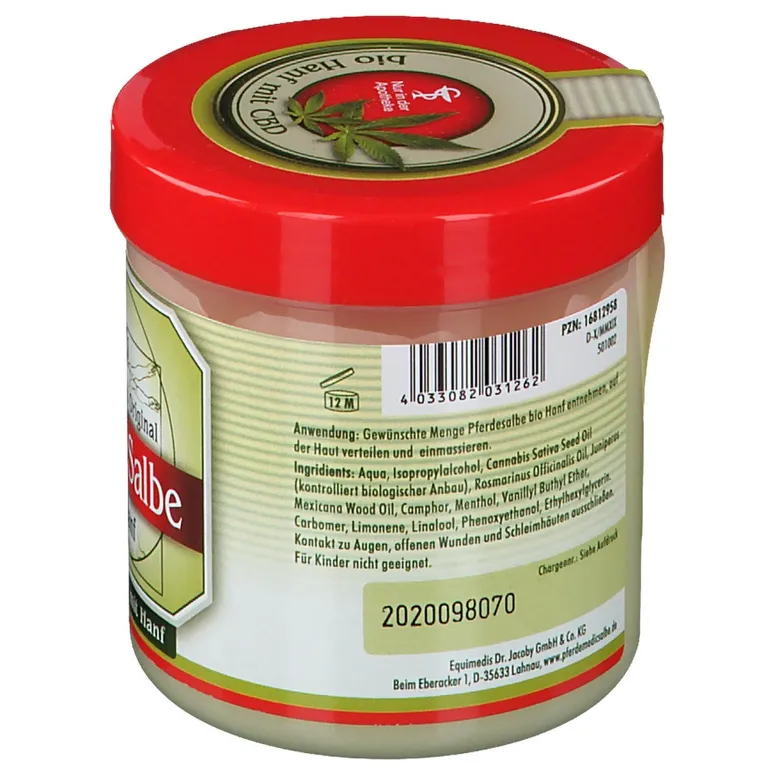 shopapotheke Apothekers Original Pferde Salbe bio Hanf Heißer Verkauf