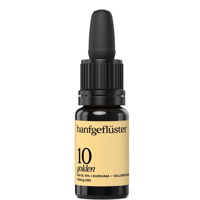 shopapotheke HANFGEFLÜSTER Goldenes CBD Öl 10% Blitzangebot