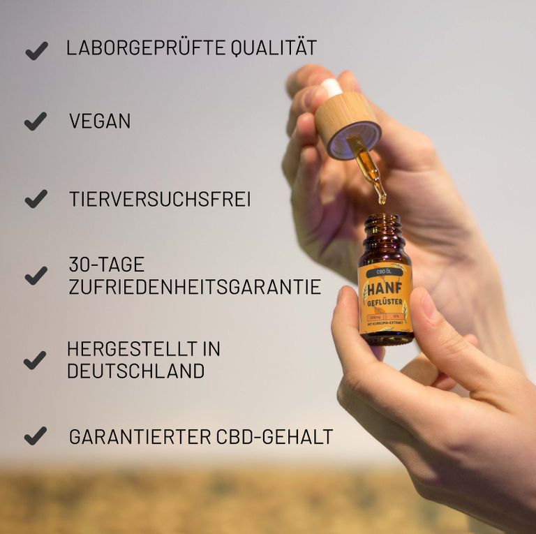 shopapotheke HANFGEFLÜSTER Goldenes CBD Öl 10% Blitzangebot