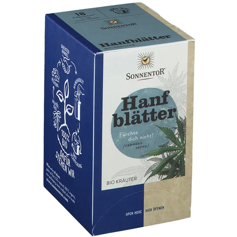 shopapotheke SonnentoR® Hanfblätter Bio-Kräutertee Große Rabatte