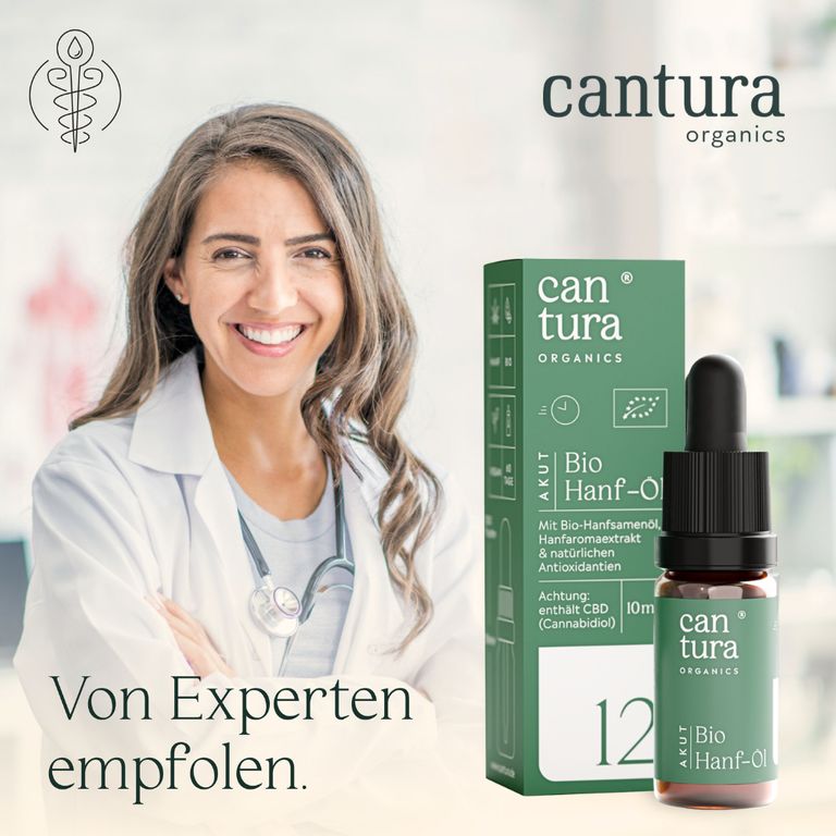 shopapotheke BIO-CBD-ÖL AKUT : 300 CBD-Tropfen mit 12% BIO-CBD von CANTURA® als Vollspektrum-Hanföl (Cannabis-Öl) Neuheiten