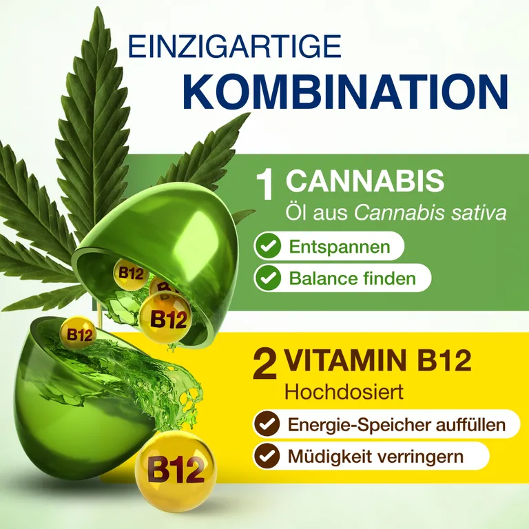 shopapotheke GELENCIUM® Cannabis Plus Kapseln mit Vitamin B12 Bestseller
