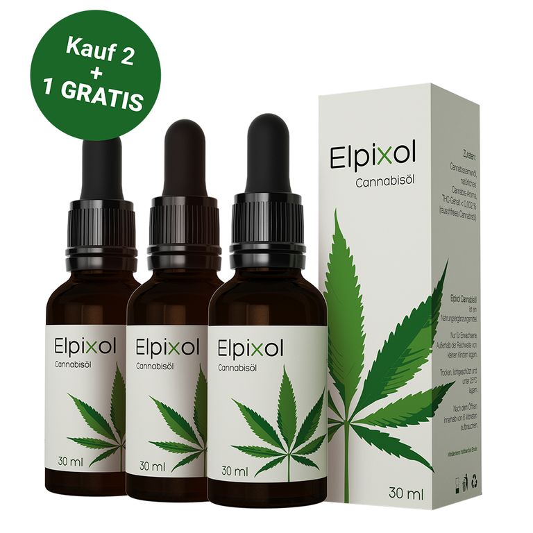 shopapotheke Elpixol® Cannabisöl Tropfen Kauf eins, bekomm eins gratis