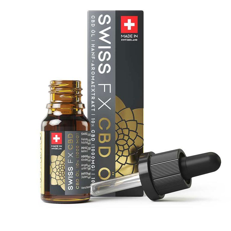 shopapotheke SWISS FX CBD Öl 10% Vollspektrum Kostenlose Rückgabe