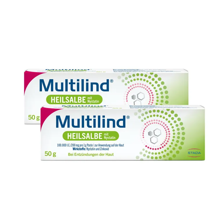 shopapotheke Multilind® Heilsalbe bei wunder und entzündeter Haut mit Zinkoxid und Nystatin - Jetzt 20% mit dem Code stada20 sparen* Letzte 3 Tage