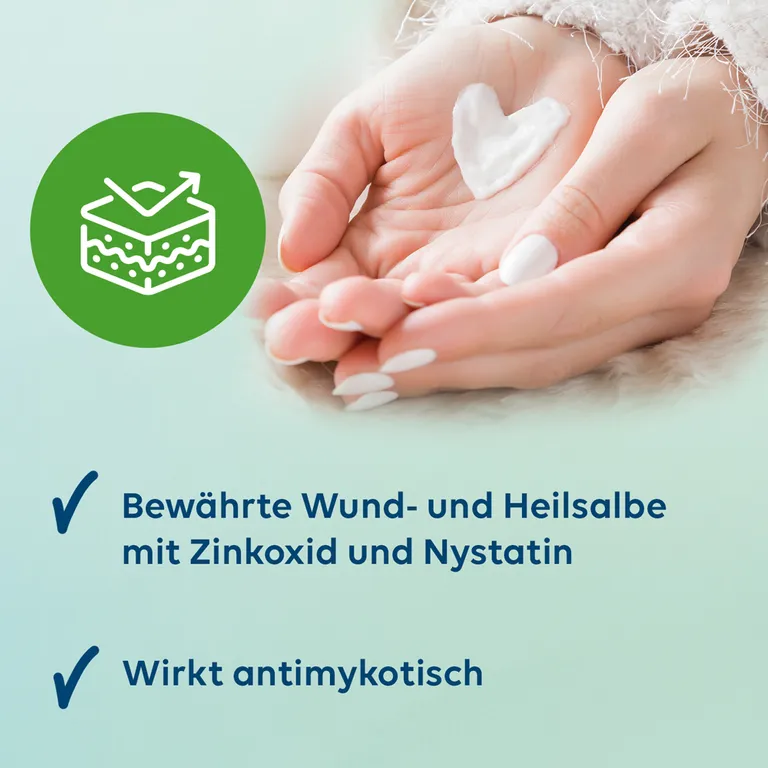 shopapotheke Multilind® Heilsalbe bei wunder und entzündeter Haut mit Zinkoxid und Nystatin - Jetzt 20% mit dem Code stada20 sparen* Letzte 3 Tage
