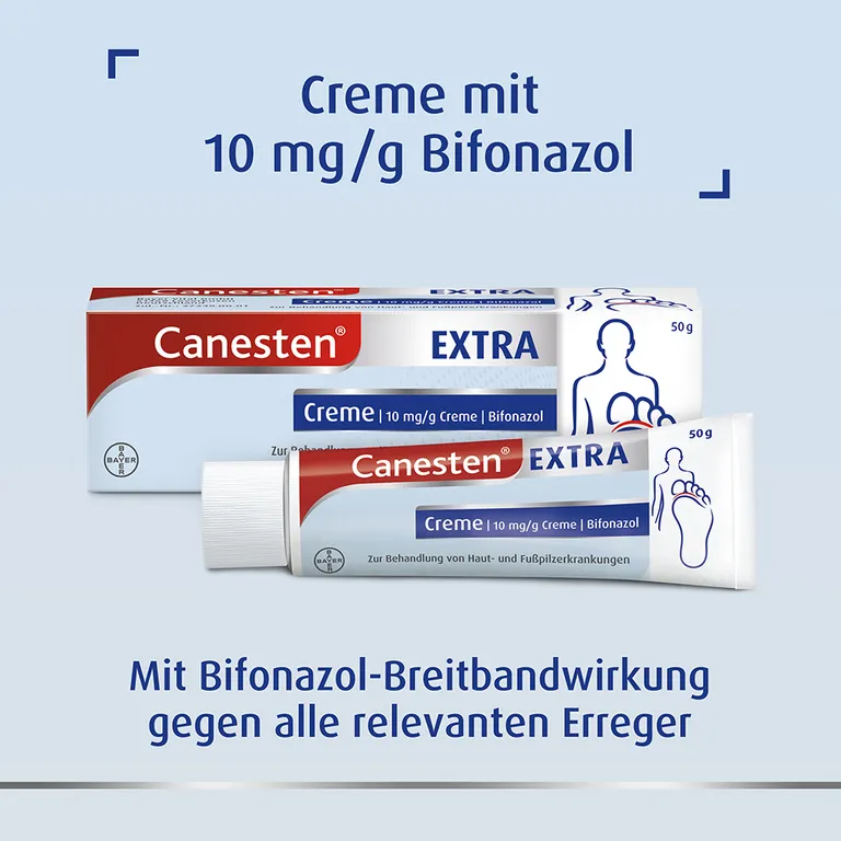shopapotheke Canesten® EXTRA Creme gegen Haut- und Fußpilzerkrankungen Letzter Tag