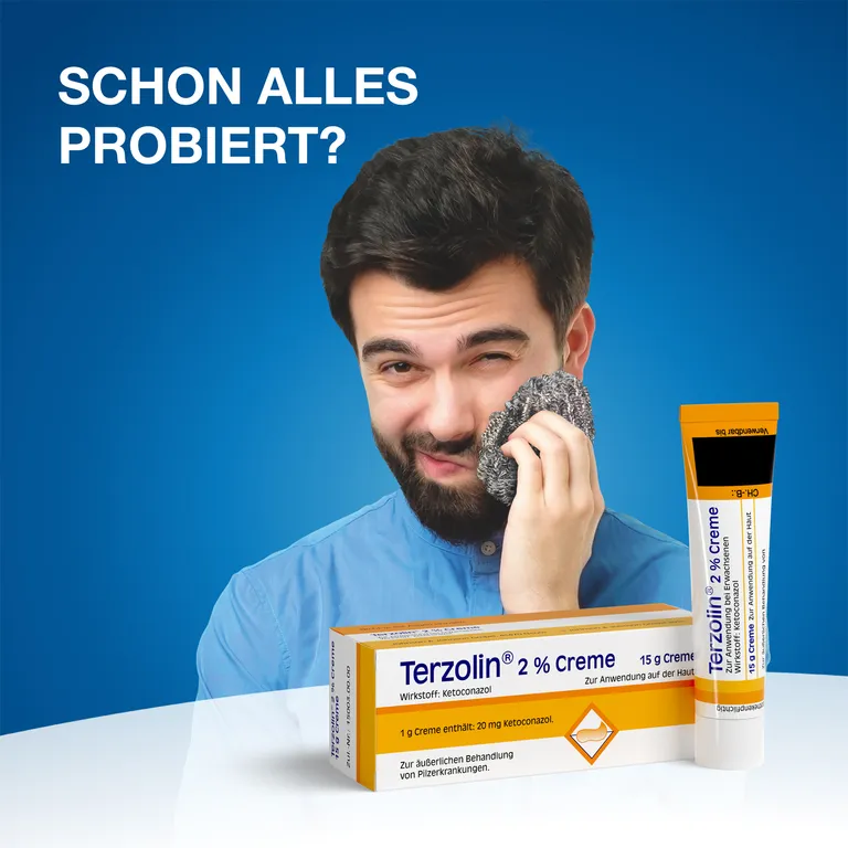 shopapotheke Terzolin® 2% Creme: pilzabtötendes Arzneimittel bei seborrhoischer Dermatitis oder Ekzem und Kleienpilzflechte Super Rabatt