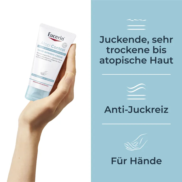 shopapotheke Eucerin® AtopiControl Hand Intensiv-Creme - Jetzt 20% sparen mit Code "eucerin20" 50% Rabatt mit kostenlosem Versand