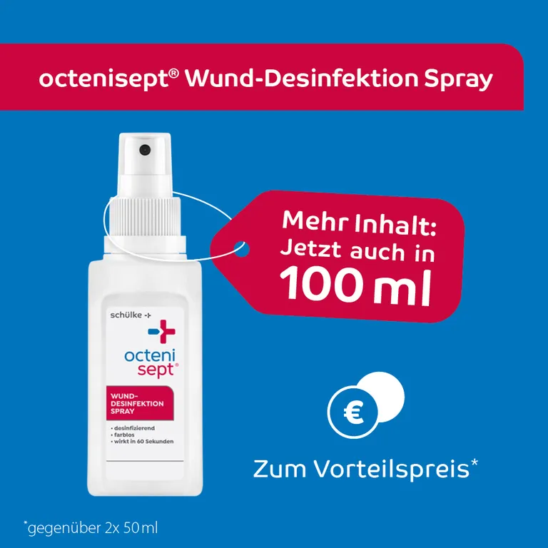 shopapotheke octenisept® Wund-Desinfektions-Spray 50% Rabatt für begrenzte Zeit
