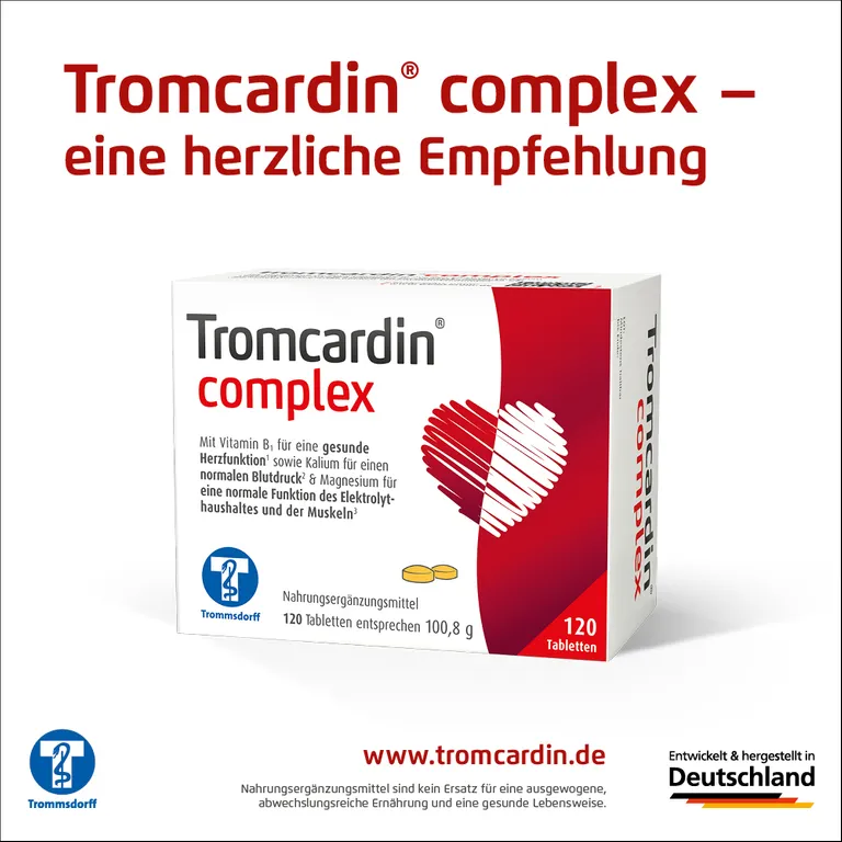 shopapotheke Tromcardin® complex – der Partner für Ihr Herz und Ihre Gesundheit Kostenloser Versand
