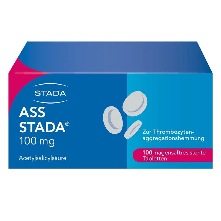 shopapotheke ASS STADA® 100 mg magensaftresistente Tabletten zur Vorbeugung von Herzinfarkt und Schlaganfall bei vorbelasteten Patienten magenfreundliche Formulierung Cyber Monday