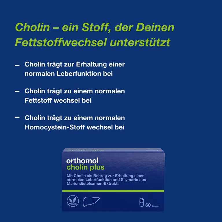 shopapotheke Orthomol Cholin Plus - zur Erhaltung einer normalen Leberfunktion - mit Silymarin aus Mariendistel-Extrakt Tägliche Deals