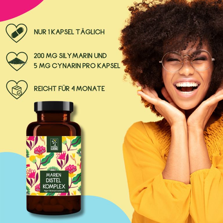 shopapotheke WURZELLIEBE Mariendistel Komplex mit Artischockenextrakt & Löwenzahn mit 80% Silymarin - 120 Kapseln Bis zu 65% Rabatt