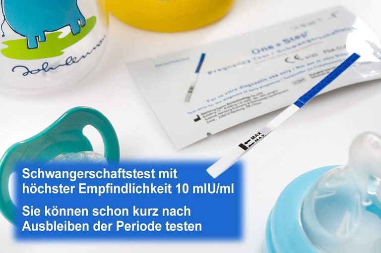 shopapotheke One+Step ultraempfindlicher Schwangerschaftstest - Frühschwangerschaftstest 10 miu/ml Bis zu 55% Rabatt