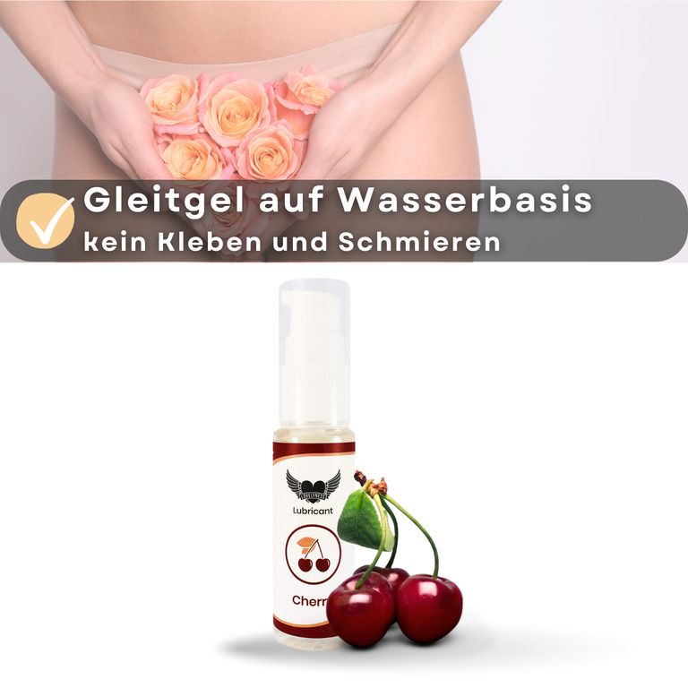 shopapotheke Lovelyness - Gleitgel mit Geschmack Erdbeere Kirsche Schokolade Passionsfrucht im Set 120ml zollfrei