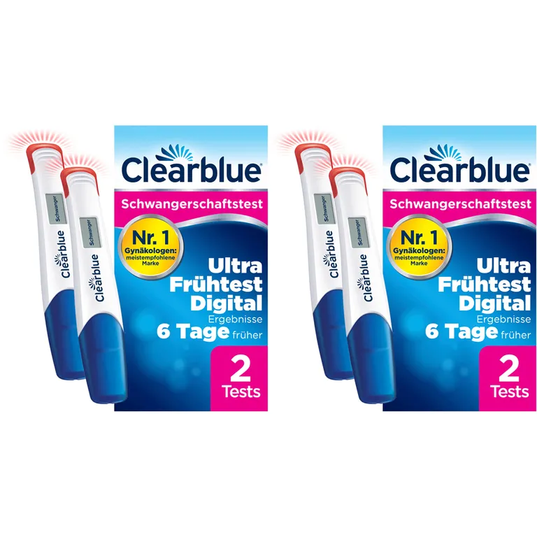 shopapotheke Clearblue Schwangerschaftstest Ultra Frühtest Digital 2er Online