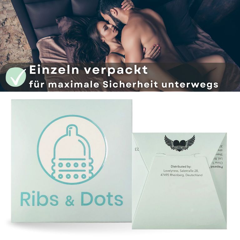 shopapotheke Lovelyness - Kondome mit Noppen und Rippen Günstiger Verkauf