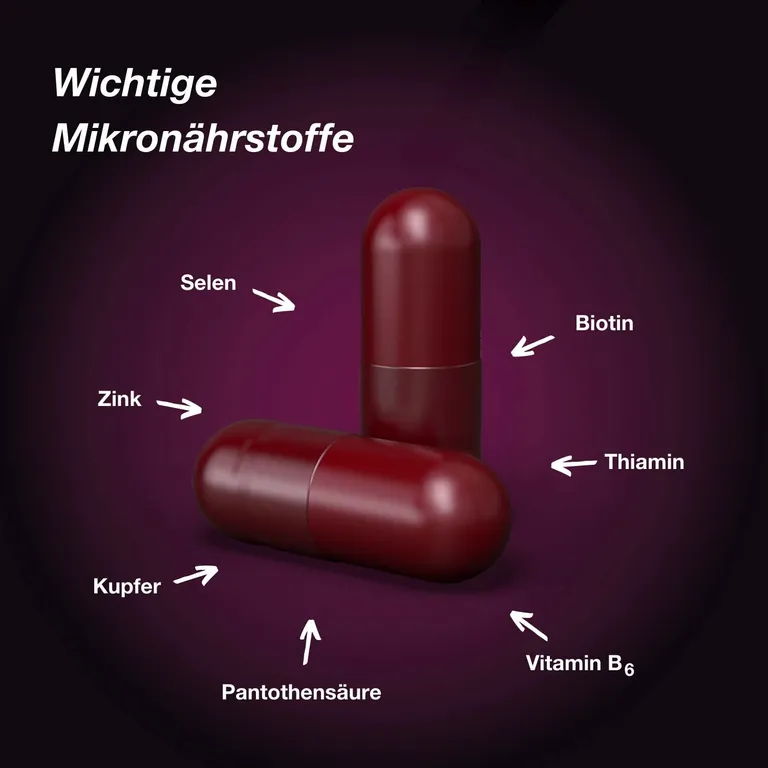 shopapotheke Orthomol Hair Intense - Mikronährstoffe für schönes Haar - mit Biotin Kupfer Zink und dem patentierten KeraLiacin - Kapseln Lagerräumung