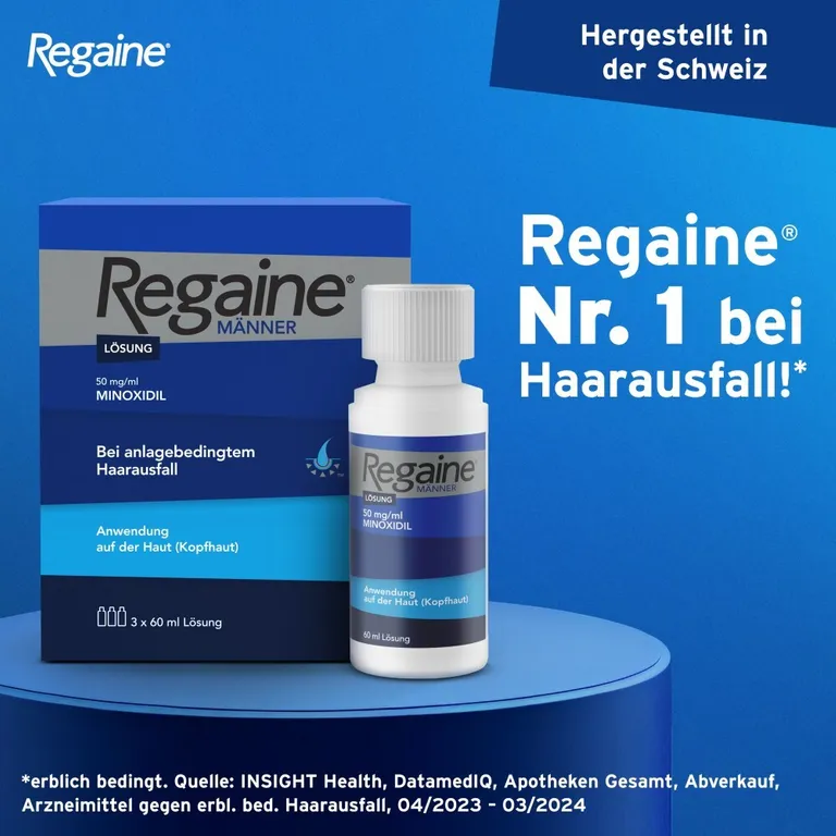 shopapotheke Regaine® Männer Lösung mit 5% Minoxidil 6 Monats-Vorrat Heißer Verkauf