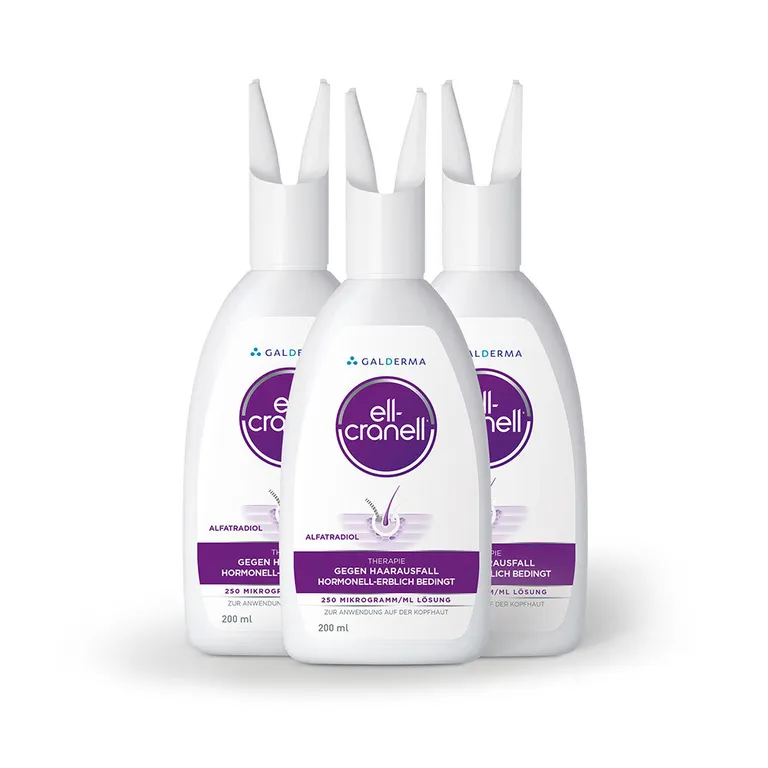 shopapotheke Ell-Cranell® bei hormonell-erblich bedingten Haarausfall Zeitlich begrenztes Angebot