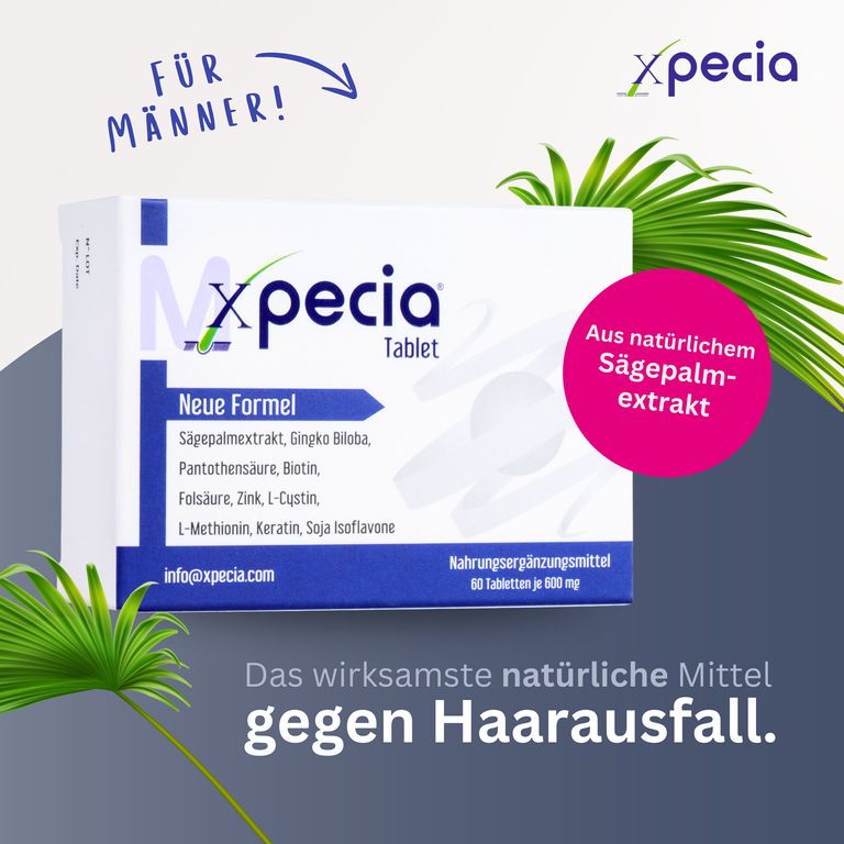 shopapotheke Xpecia gegen Haarverlust bei Männern DHT Blocker Neuheiten