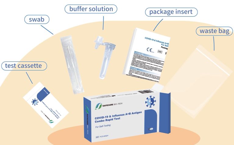shopapotheke Safecare Bio-Tech Safecare Influenza A+B & Antigen Covid-19 Combo Rapid Test Letzte 3 Tage