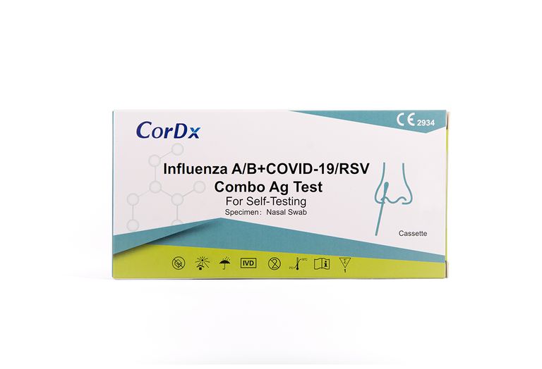 shopapotheke CorDx 4 in 1 Kombi-Test RSV Viren + Corona COVID-19 + Influenza A + B Neueste Stile