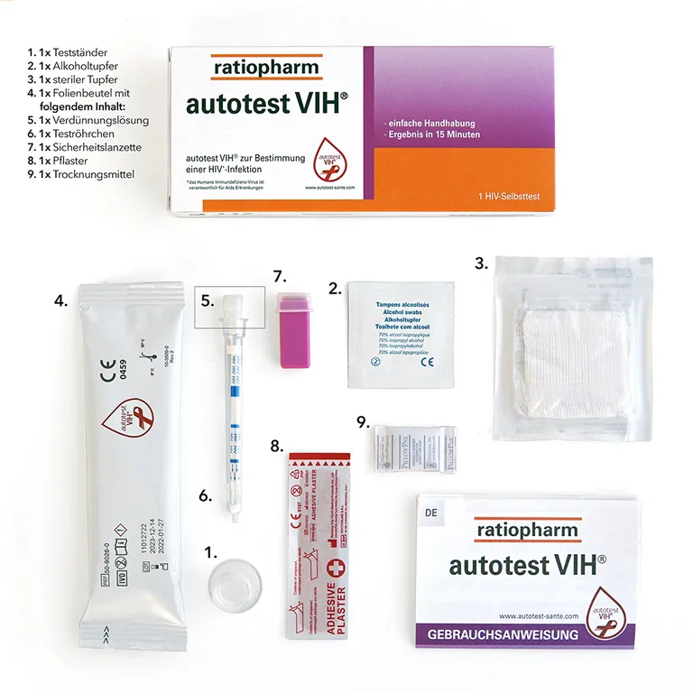 shopapotheke autotest VIH® ratiopharm Zeitbegrenzte Promotion