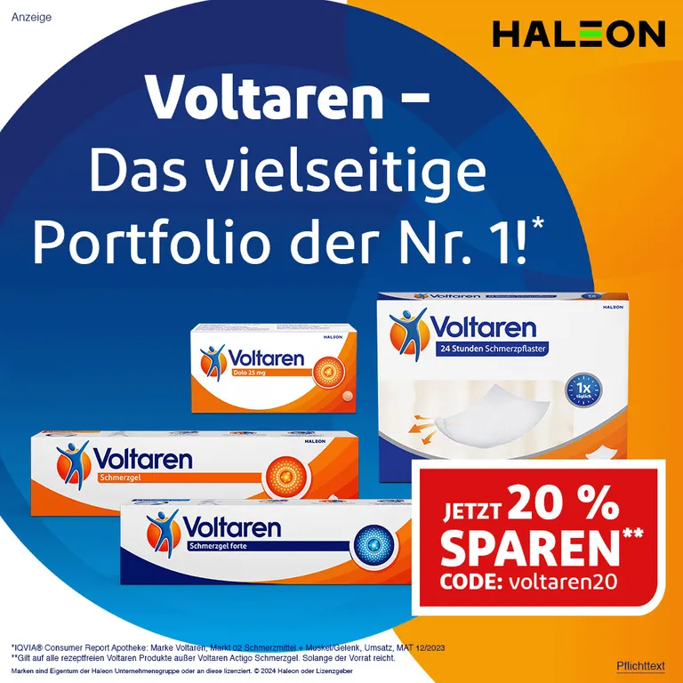 shopapotheke Voltaren Dolo 25mg Tabletten Schmerztabletten gegen Rückenschmerzen Im Verkauf