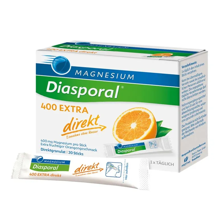 shopapotheke Magnesium Diasporal® 400 EXTRA direkt Orange zollfrei