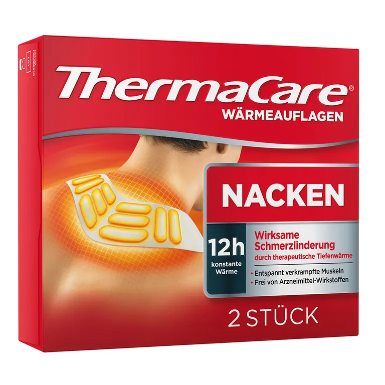 shopapotheke ThermaCare® Nacken Wärmepflaster für Nacken Schulter und Handgelenk wirksam Nackenschmerzen lindern Fabrikpreis