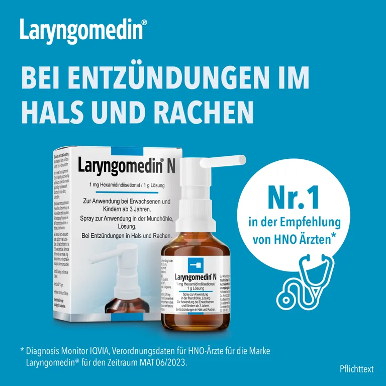 shopapotheke Laryngomedin® N Spray bei Entzündungen im Mund- und Rachenraum Online Shopping