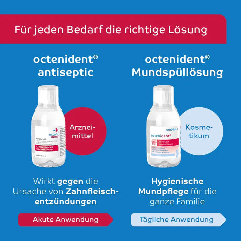 shopapotheke octenident® antiseptic Antiseptische Mundspüllösung Große Rabatte