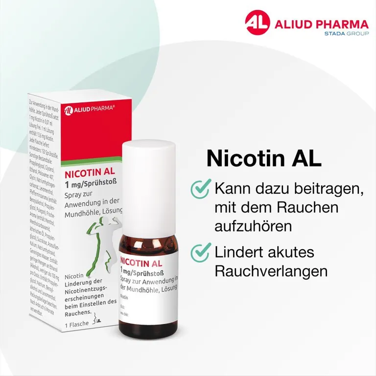 shopapotheke Nicotin AL 1 mg / Sprühstoß zur Rauchentwöhnung Tägliche Deals
