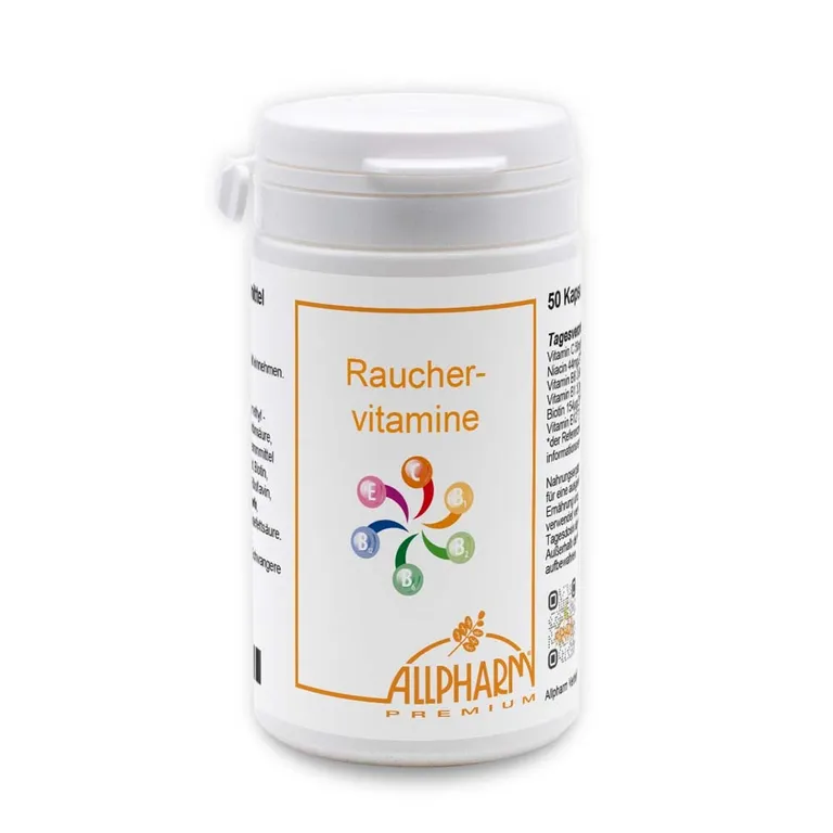 shopapotheke ALLPHARM Raucher Vitamine Kapseln 50% Rabatt mit kostenlosem Versand