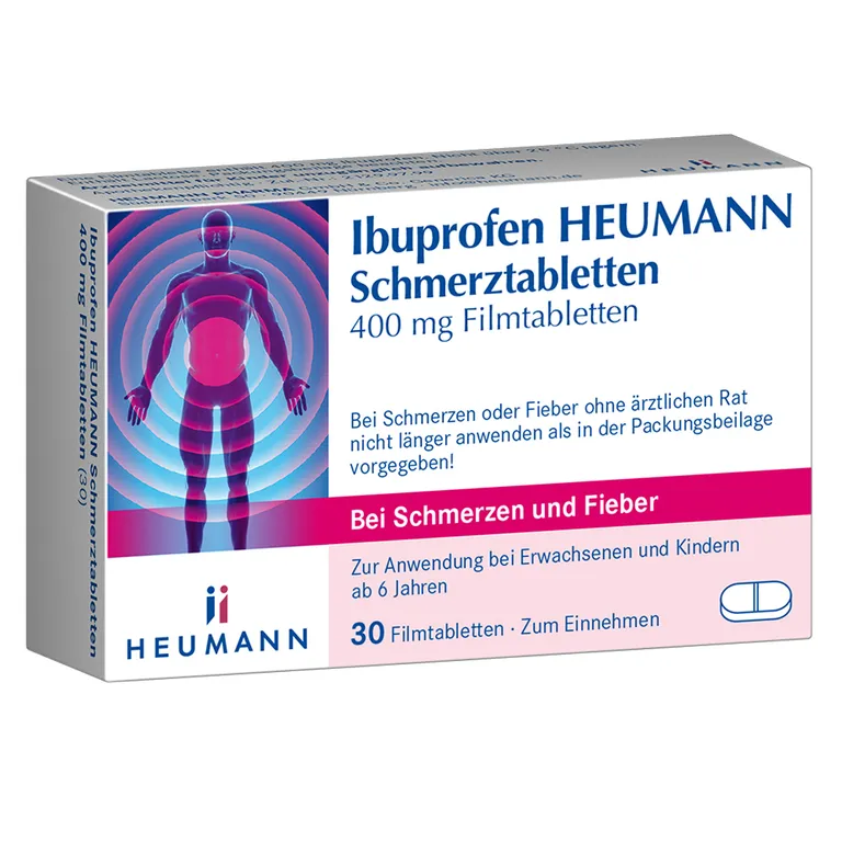 shopapotheke Ibuprofen HEUMANN Schmerztabletten 400 mg Filmtabletten zollfrei