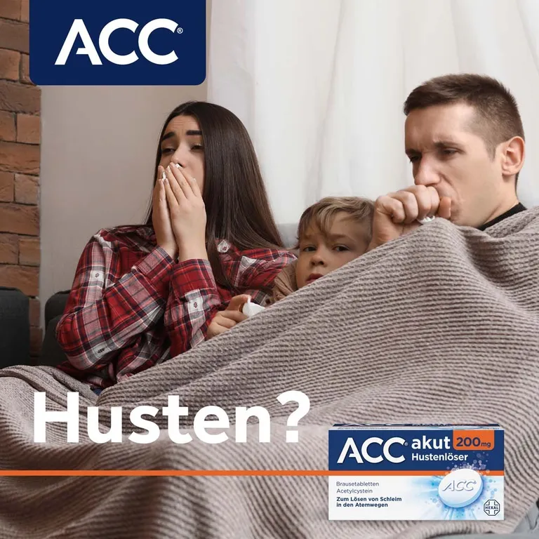 shopapotheke ACC® akut 200 mg bei Husten - Schleimlöser für die ganze Familie ab 2 Jahren 50% Rabatt für begrenzte Zeit
