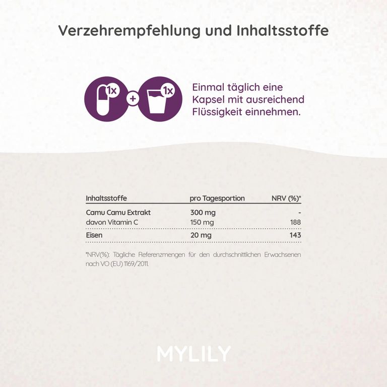 shopapotheke MYLILY Powerfrau - Eisen + Vitamin C Große Rabatte