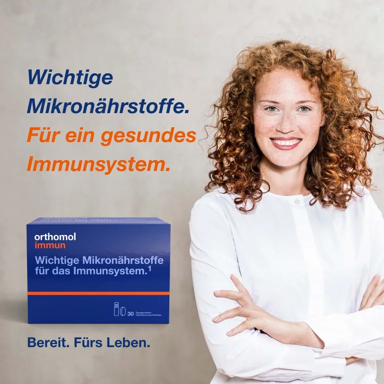 shopapotheke Orthomol Immun - Mikronährstoffe zur Unterstützung des Immunsystems - mit Vitamin C Vitamin D und Zink - Trinkampullen/Tabletten Sonderangebote