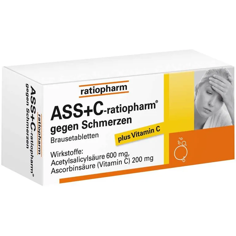 shopapotheke ASS + C-ratiopharm® Brausetabletten gegen Schmerzen Kostenlose Rückgabe