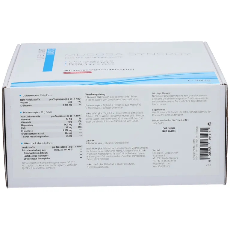 shopapotheke Mucosa Synergy (Kombipackung) Im Verkauf