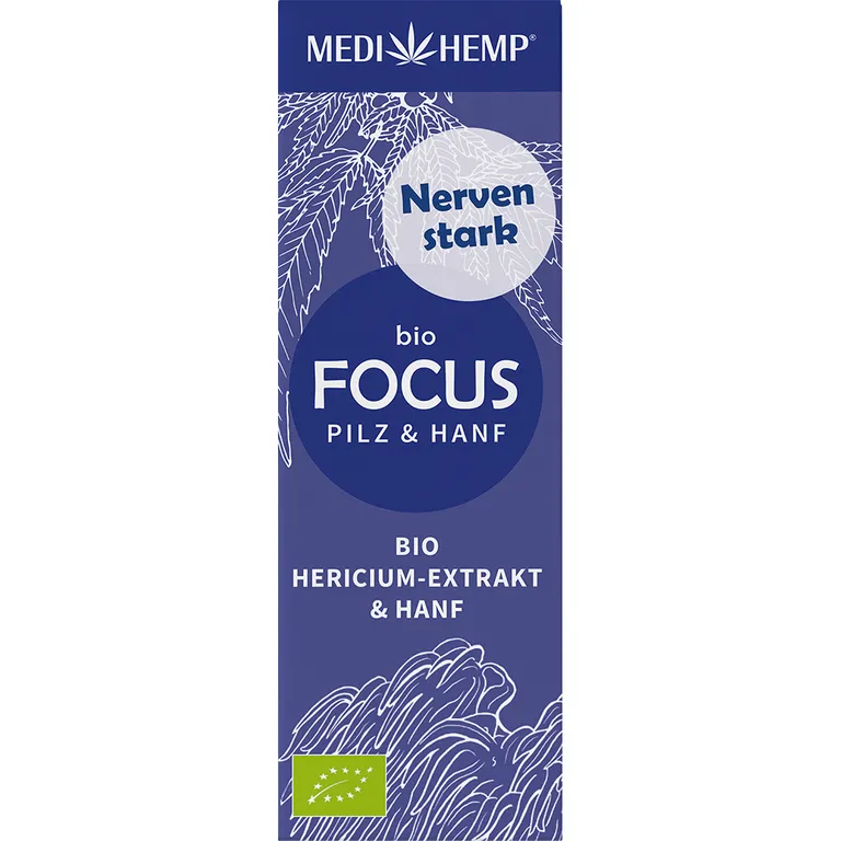 shopapotheke MEDIHEMP Bio FOCUS Hericium-Extrakt & Hanf 50% Rabatt für begrenzte Zeit
