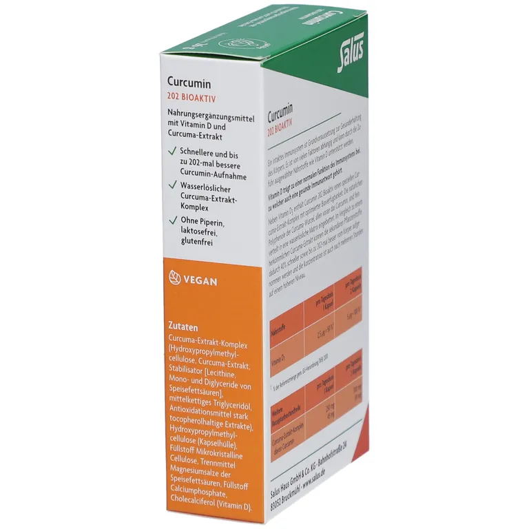 shopapotheke Curcumin 202 Bioaktiv Kapseln mit Vitamin D und Curcuma-Extrakt Blitzverkäufe