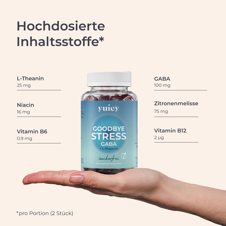 shopapotheke yuicy® Good Bye Stress gummies- für mehr Entspannung Fabrik Onlineshop